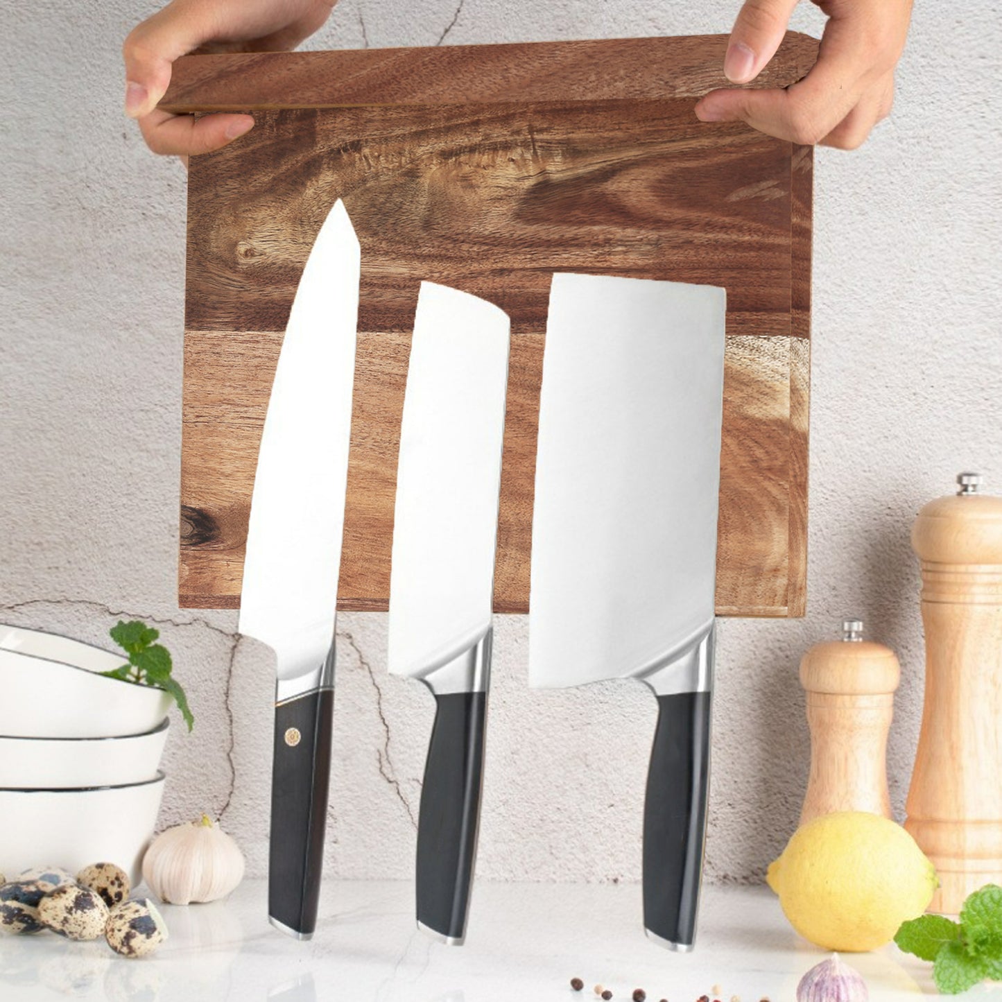Resafy Magnetic Knife Block 12 X 10 inch