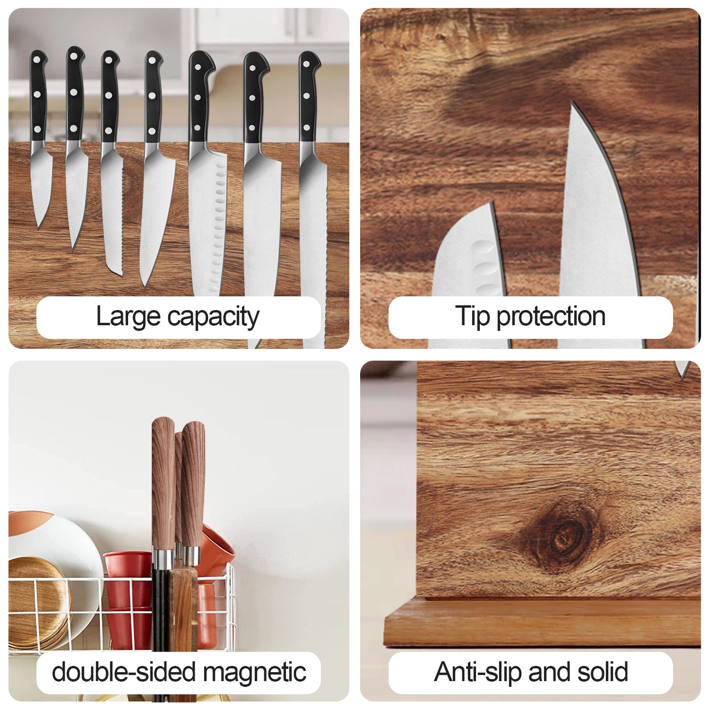 Resafy Magnetic Knife Holder 17 X 13 inches (Knife not included)