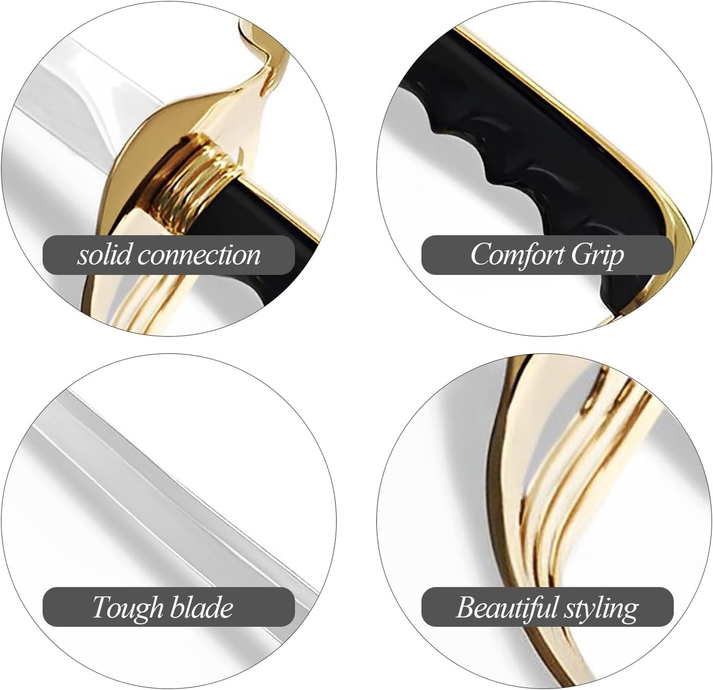 Resafy Champagne Saber with Golden Handle With Wooden Gift Case G4