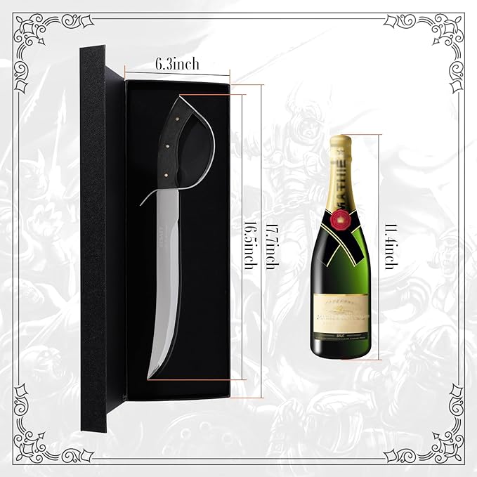 Resafy Champagne Saber Sparkling Wine Opener With Gift Box C3