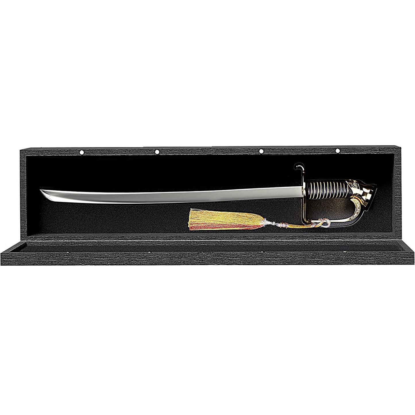 Resafy Champagne Saber with Golden Handle With Wooden Gift Case G1