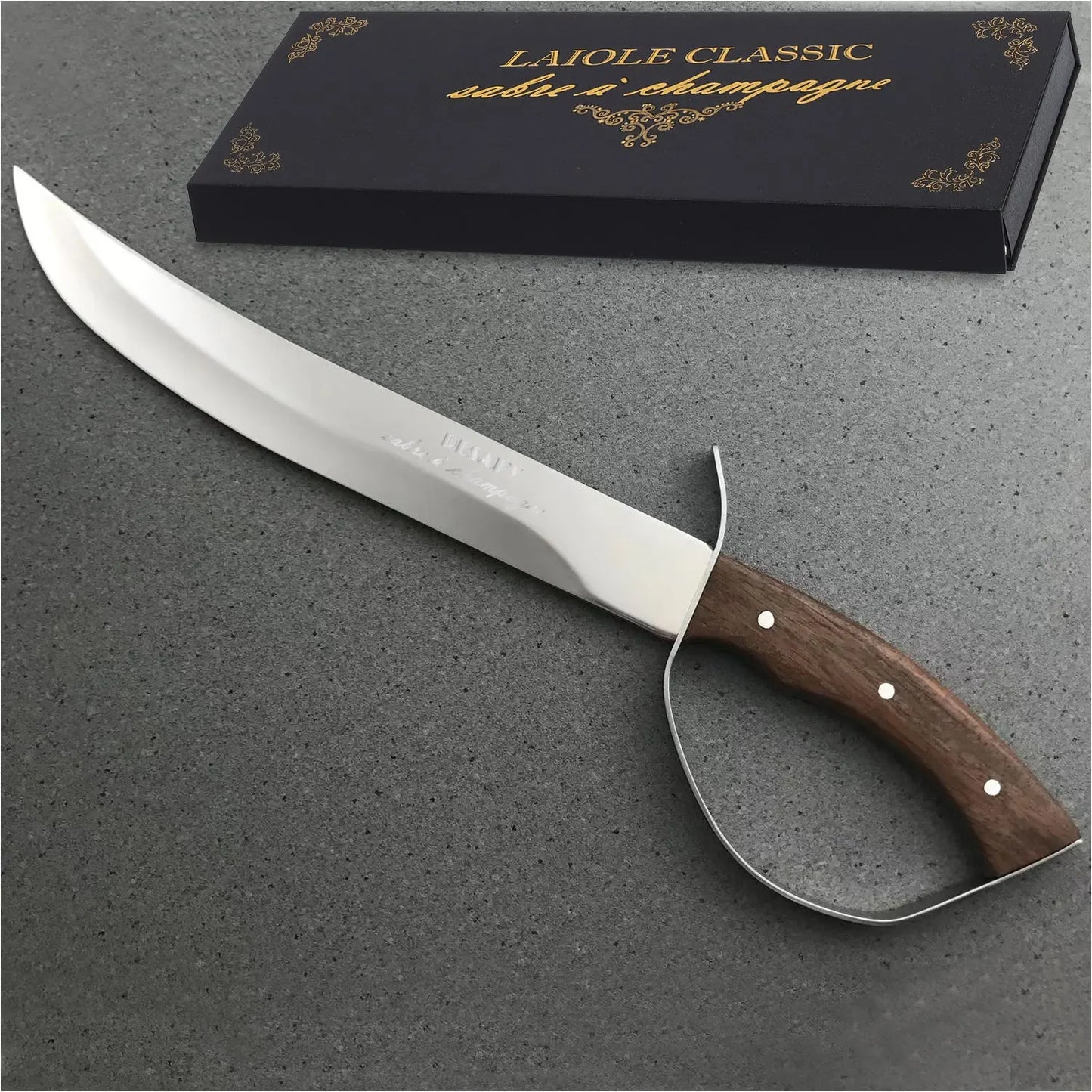 Resafy Champagne Saber Sparkling Wine Opener With Gift Box C2