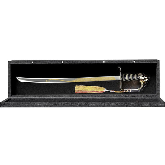 Resafy Champagne Saber with Golden Handle With Wooden Gift Case G2